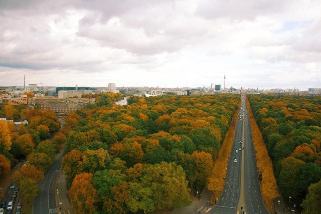 רובע טירגארטן ברלין, גן העיר הפנורמי הטבעי המרהיב, רומנטיקה והיסטוריה