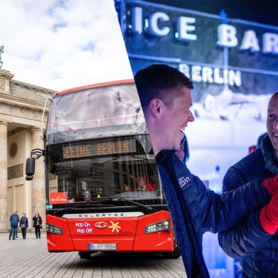Berlin: Hop-On Hop-Off Bus and Icebar Ticket Combo